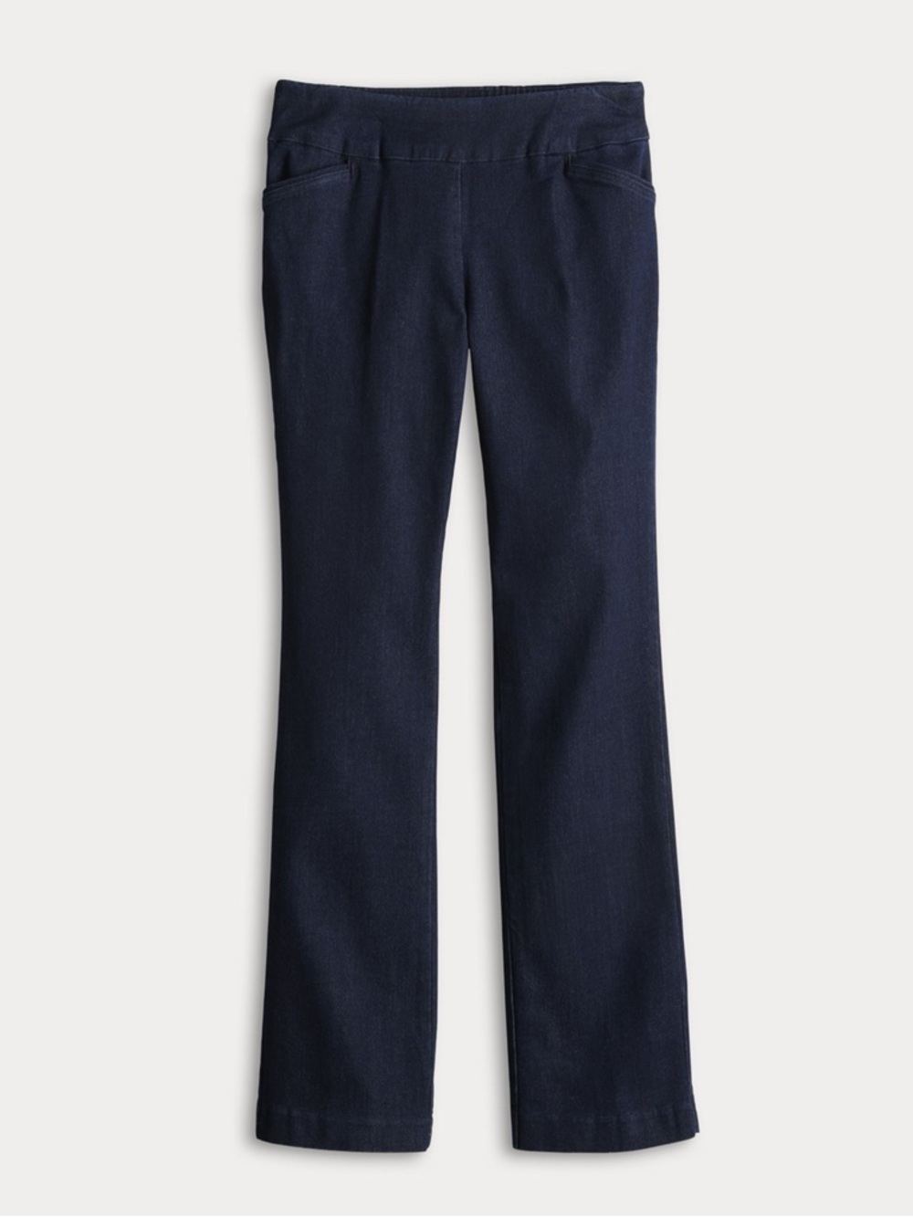 Croft & Barrow Pull On Bootcut Jeans Women 16 Regular Rinse Wash NWT